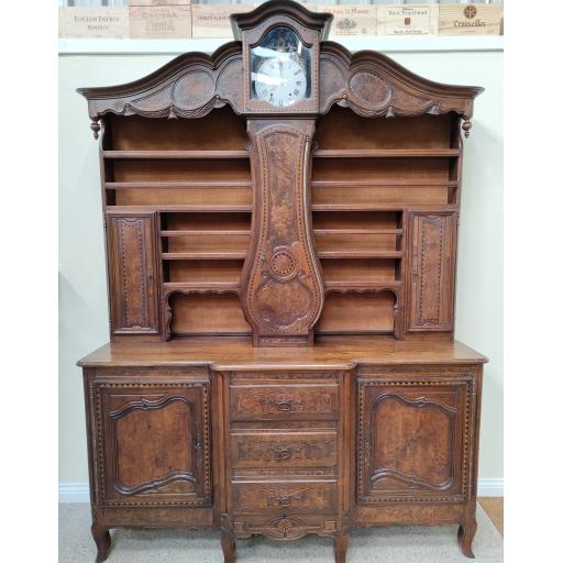 Antique Clock Dresser