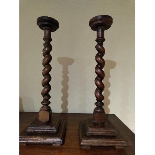 Antique Pair of Candle Sticks