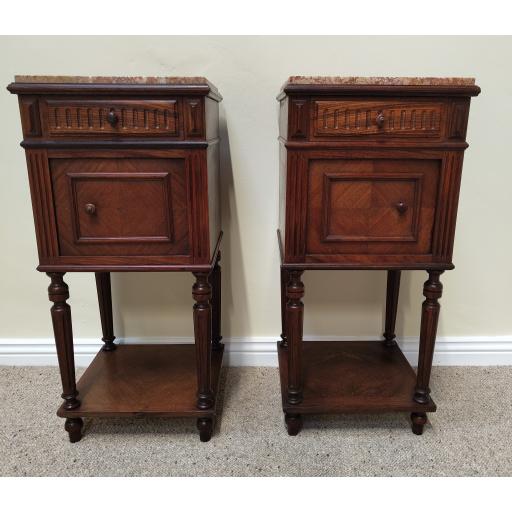 Antique Pair of Bedside Cabinets