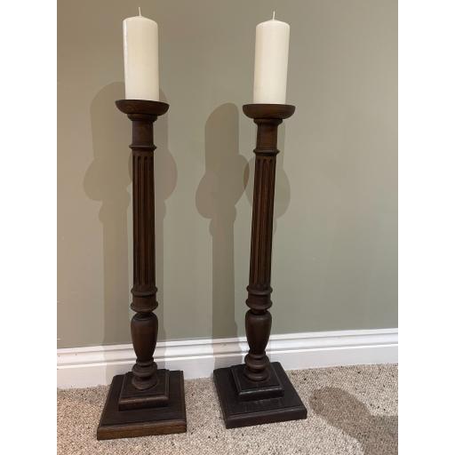 Pair of Decorative Candle Sticks