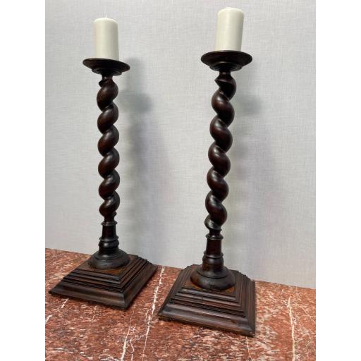 Pair of Decorative Candle Sticks