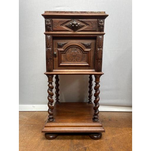 Antique Louis XIII Style Bedside Cabinet