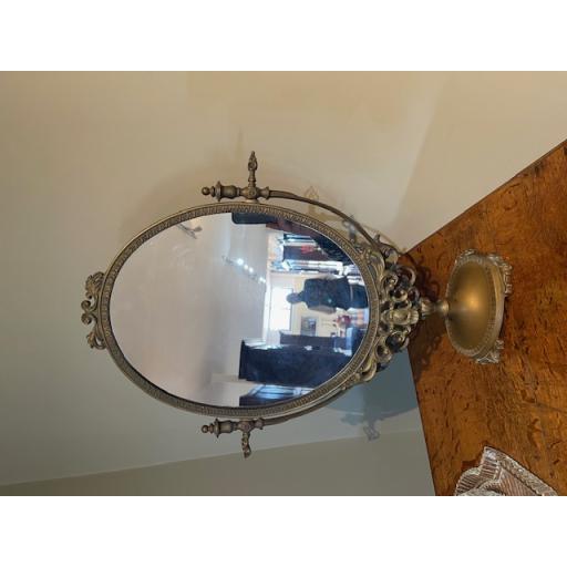 French Brass Decorative Dressing Mirror