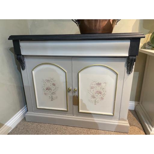 Sideboard with Decoupage Detailing